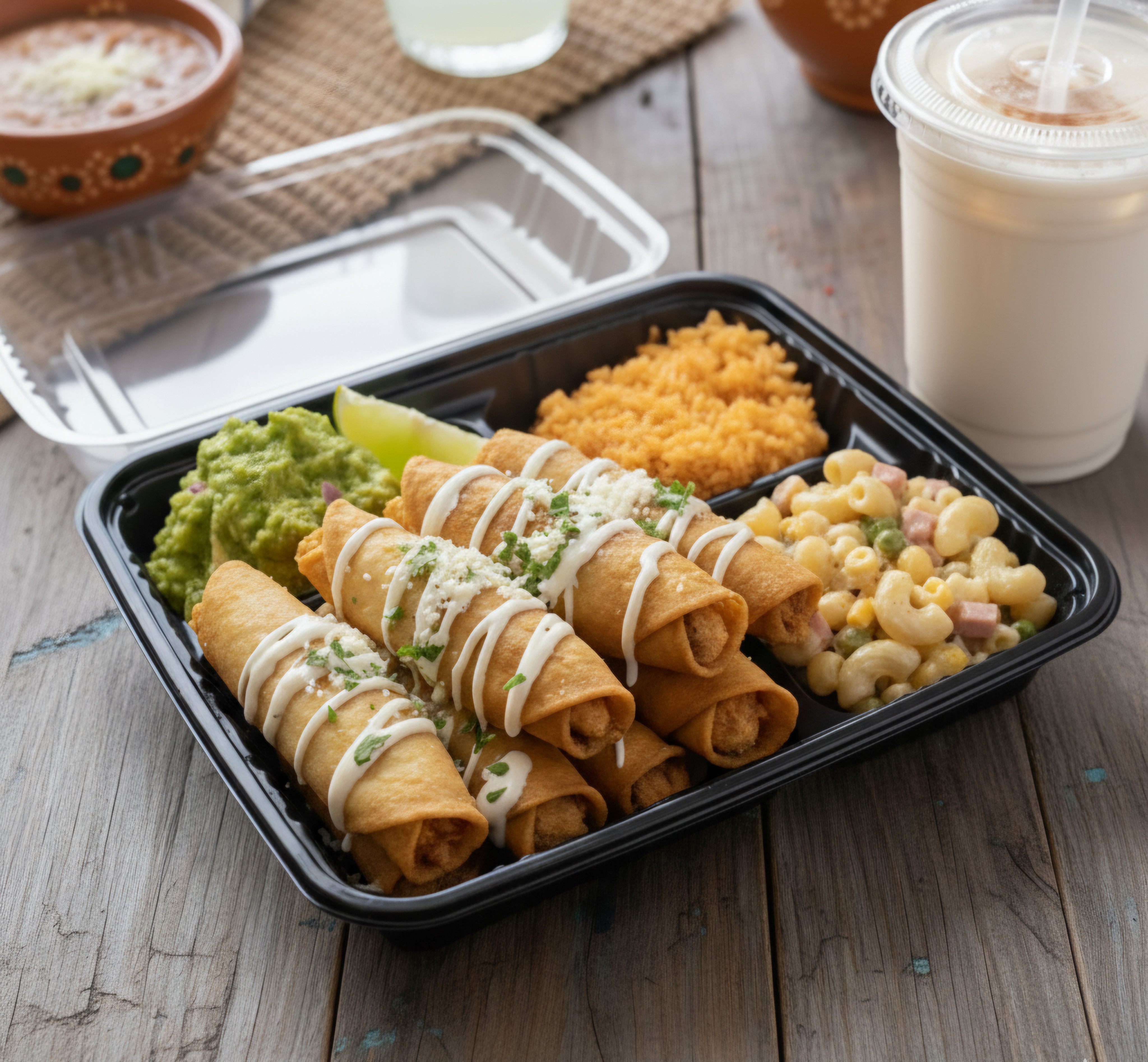 Flautas de Pollo vista 1