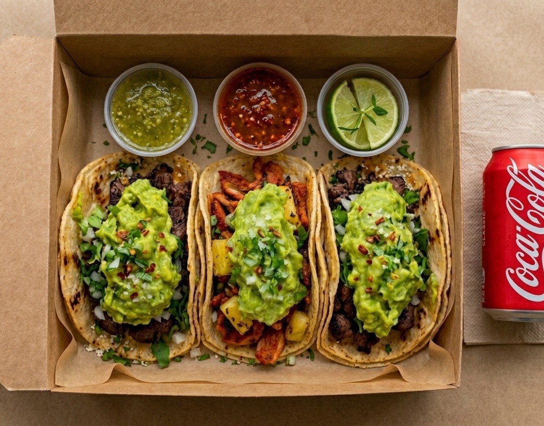 Combo 3 Mixto + Soda con tacos mixtos y soda — TACO TACO