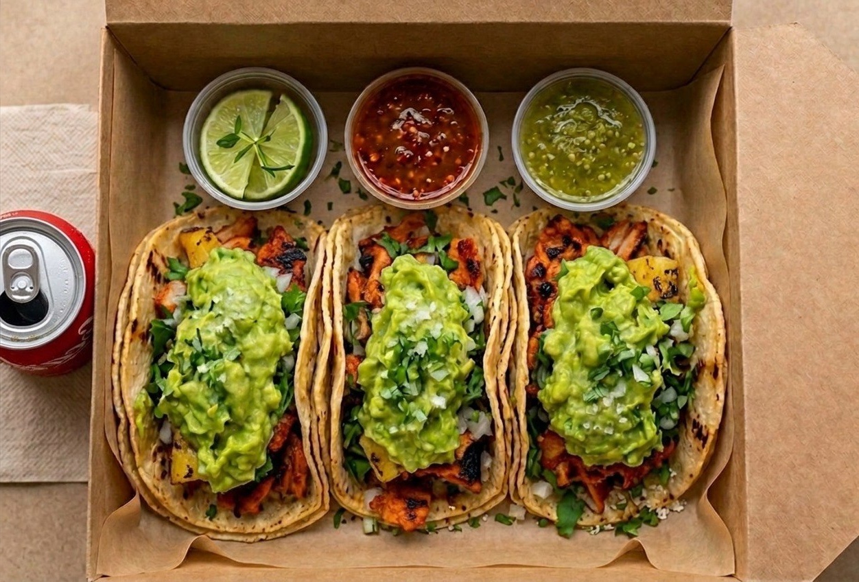 Combo 3 Pastor con soda de lata — TACO TACO