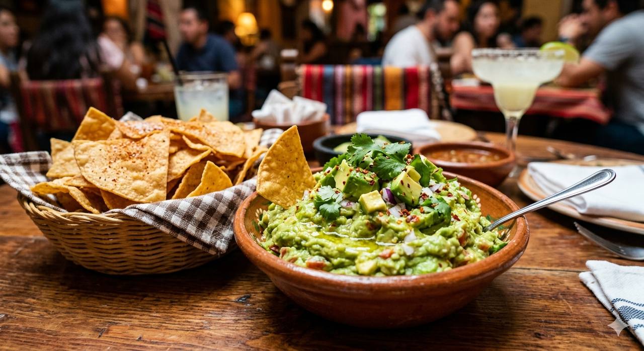 Extra Guacamole y Totopos