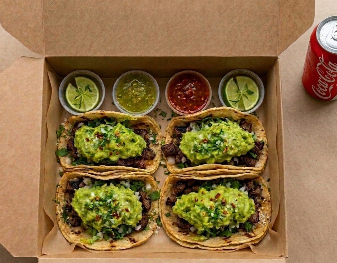 Tacos 2x1 con guacamole, salsas y sodas — TACO TACO