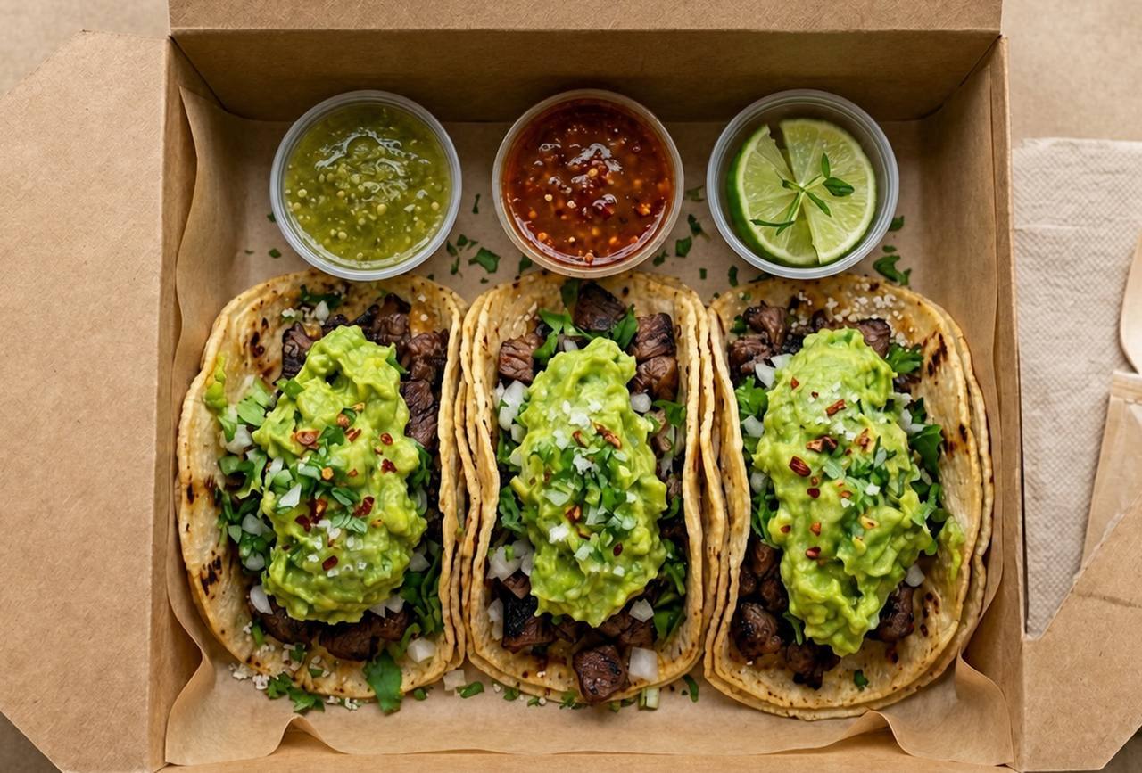 Tacos de Asada con Aguacate — TACO TACO